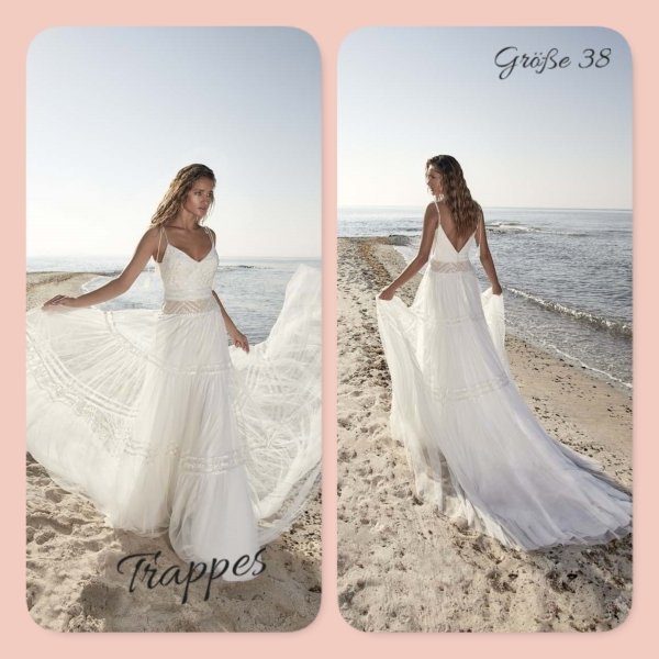 Boho Brautkleid Trappes Gr. 38
